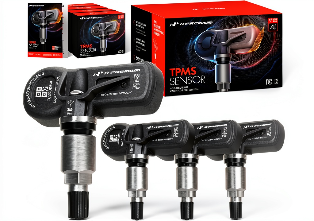 Installing A-Premium TPMS sensor on a Chevrolet wheel