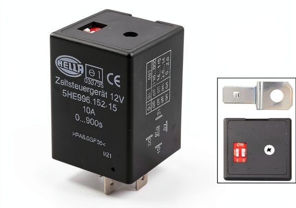 Time Delay Relay Hella 12V Automatic 5‑Pin Plug-4
