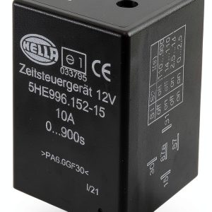 Time Delay Relay Hella 12V Automatic 5‑Pin Plug-0