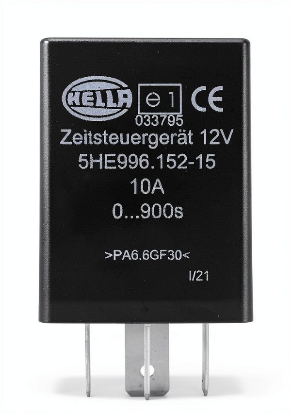 Time Delay Relay Hella 12V Automatic 5‑Pin Plug-1