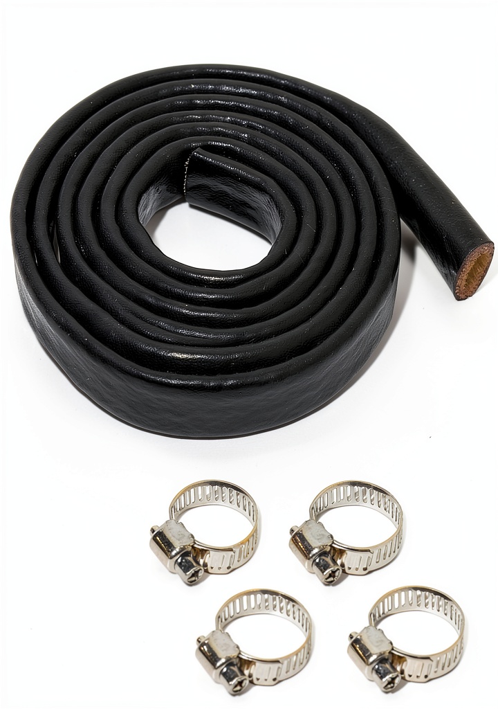 Installing heat shield sleeve on a car engine