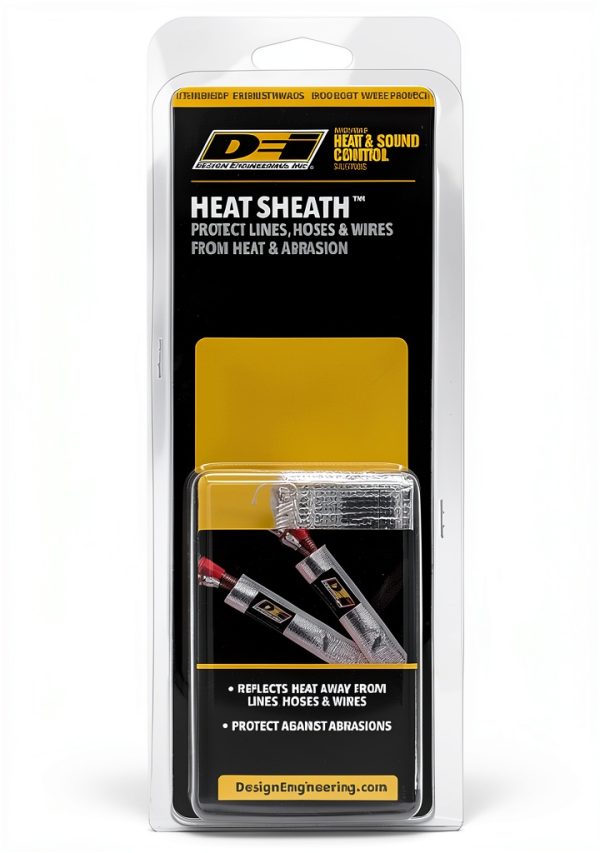 Heat Sheath Aluminized Sleeving 1/2" x 36" Design Engineering 500°F-1