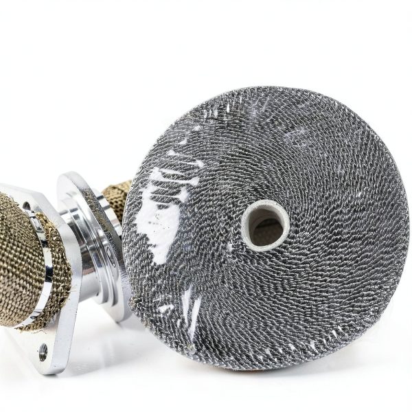 Exhaust Heat Wrap 2in x 50ft SunplusTrade SPT073 Beige Volcanic Fiber-6