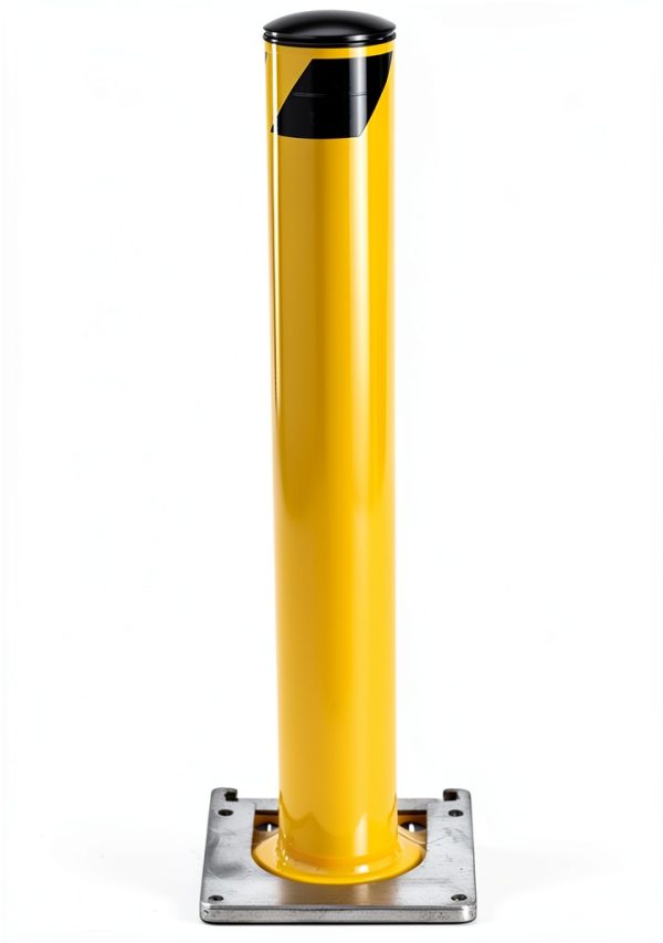36x4.5 Surface Mounted Bollard by Vestil Multi Color Heavy Duty Blend-3