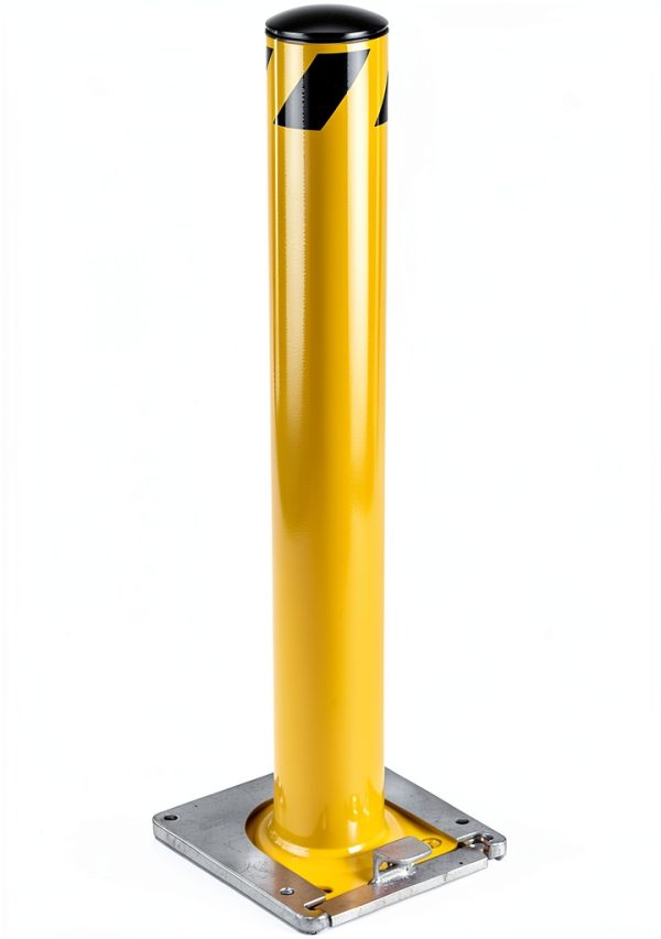 36x4.5 Surface Mounted Bollard by Vestil Multi Color Heavy Duty Blend-0