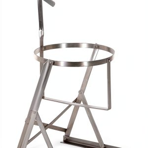 SS Manual Pail Tipper 70 Lb Vestil Deheader Stainless Steel-0