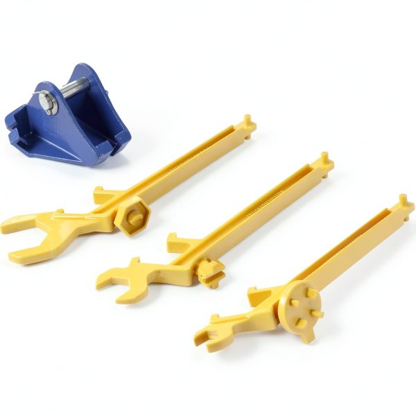 Vestil PDL-800-M Steel Overhead Drum Lifter 14-3/4" Blue Yellow 800lb-2