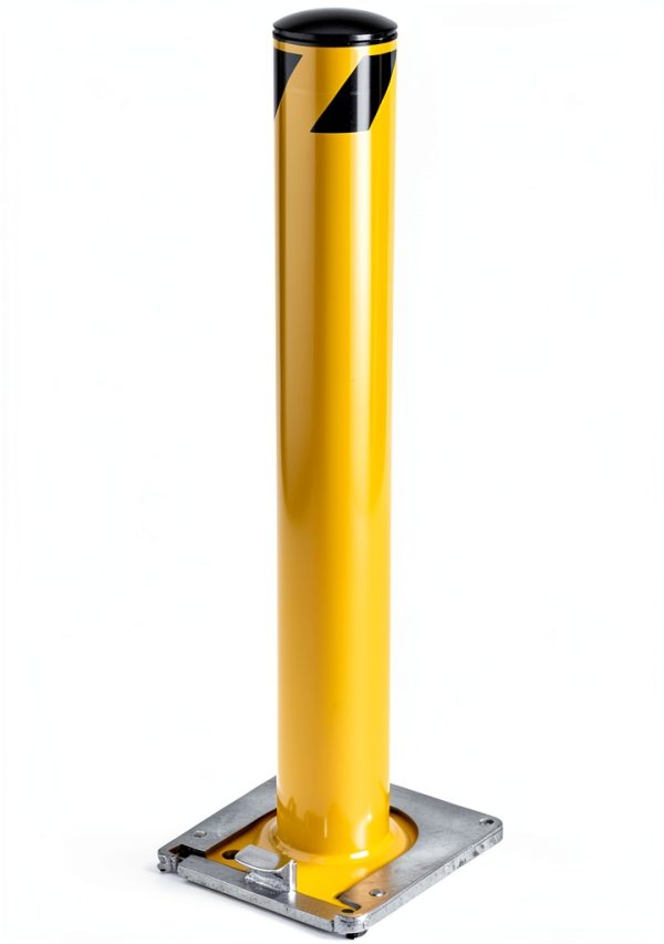 36x4.5 Surface Mounted Bollard by Vestil Multi Color Heavy Duty Blend-1